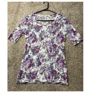 Y2K Lace Wallflower top size L purple